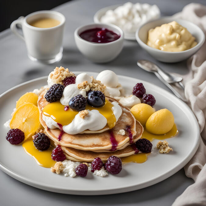 Lemon Meringue Pancakes